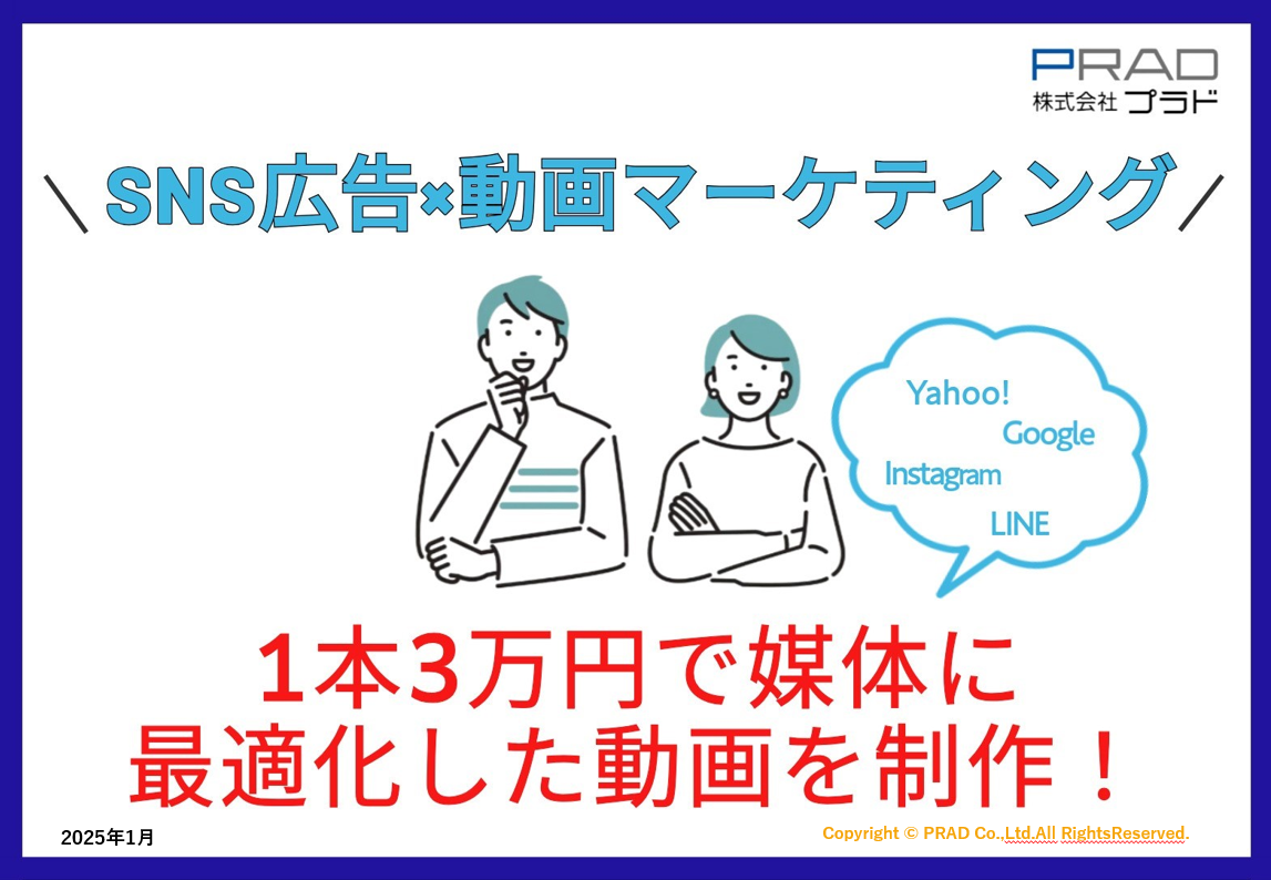 【SNS広告×動画マーケティング】最適化した動画制作と広告配信を社内一貫サポート