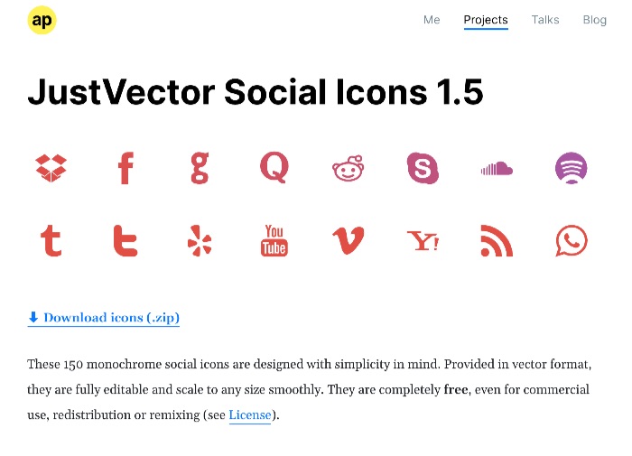 JustVector Social Icons 1.5